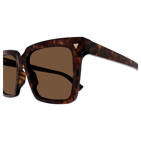 Bottega Veneta Bv1254s Havana Female Rectangle Sunglasses | Eyewear Index