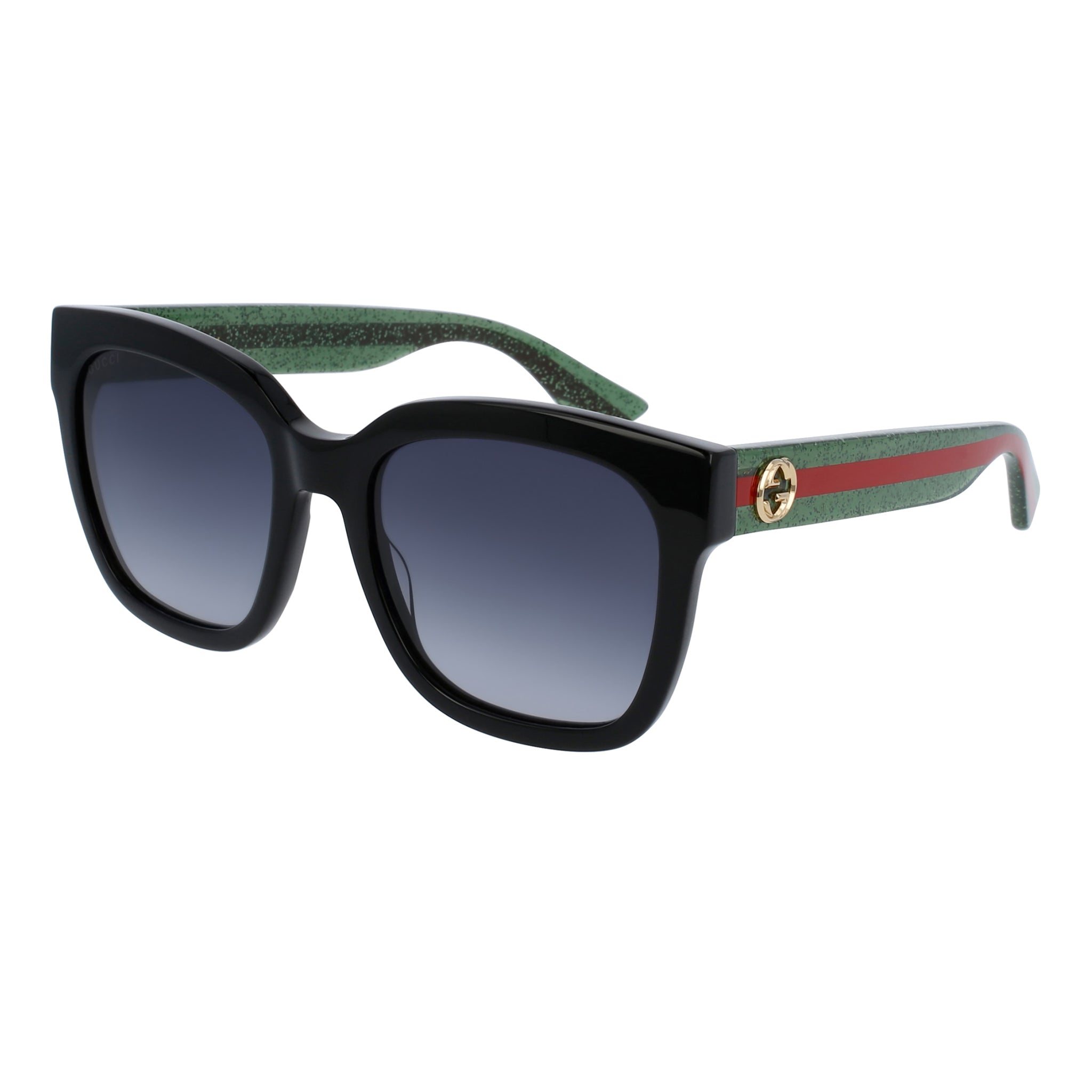 Gucci Gg0034sn Black Female Rectangle Sunglasses | Eyewear Index