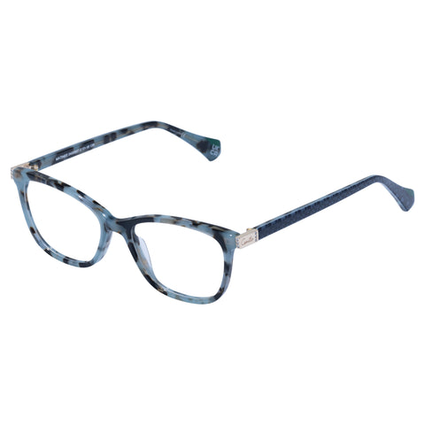 Camilla Matinee Blue Tort Female Square Optical Frames | Eyewear Index