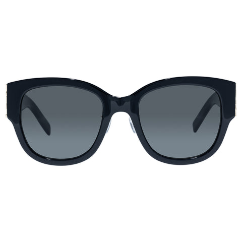 Saint Laurent Slm95k Black Female Square Sunglasses | Eyewear Index