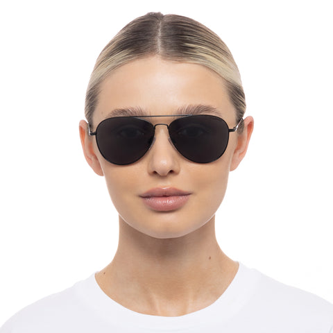 Cancer Council Acacia Black Uni-Sex Aviator Sunglasses | Eyewear Index