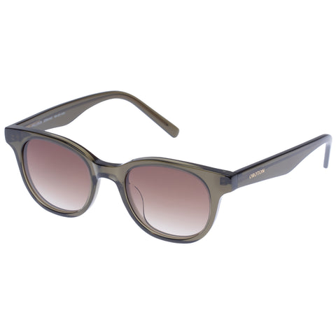 Oroton Fallon Khaki Female D-Frame Sunglasses | Eyewear Index