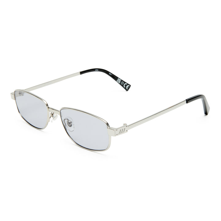 Le Specs Torrid Silver Uni-Sex Rectangle Sunglasses | Eyewear Index