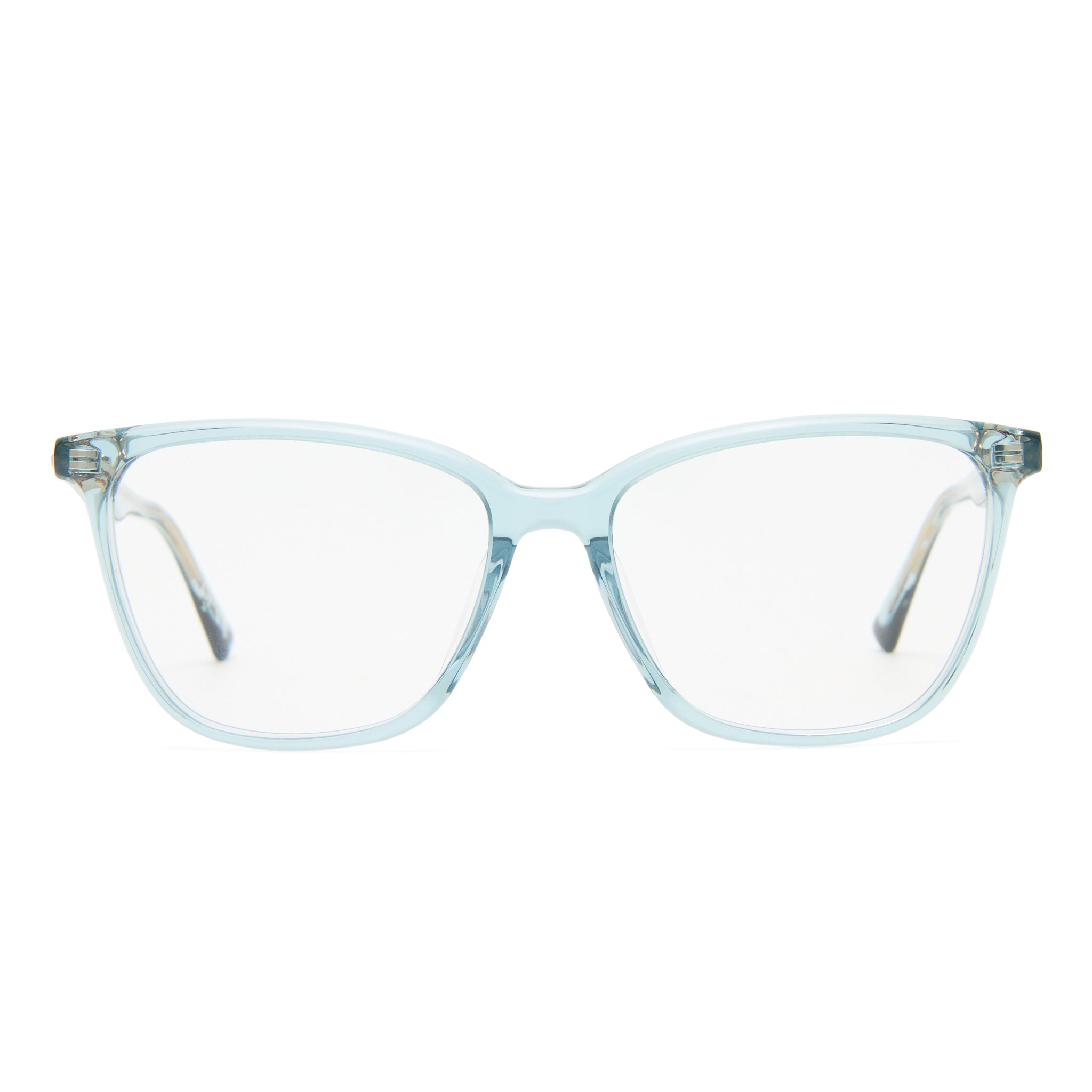 Le Specs Luminance 53 Denim Female Cat-Eye Optical Frames | Eyewear Index