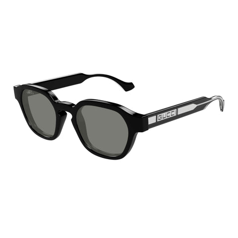 Gucci Gg1730s Black Male Round Sunglasses | Eyewear Index