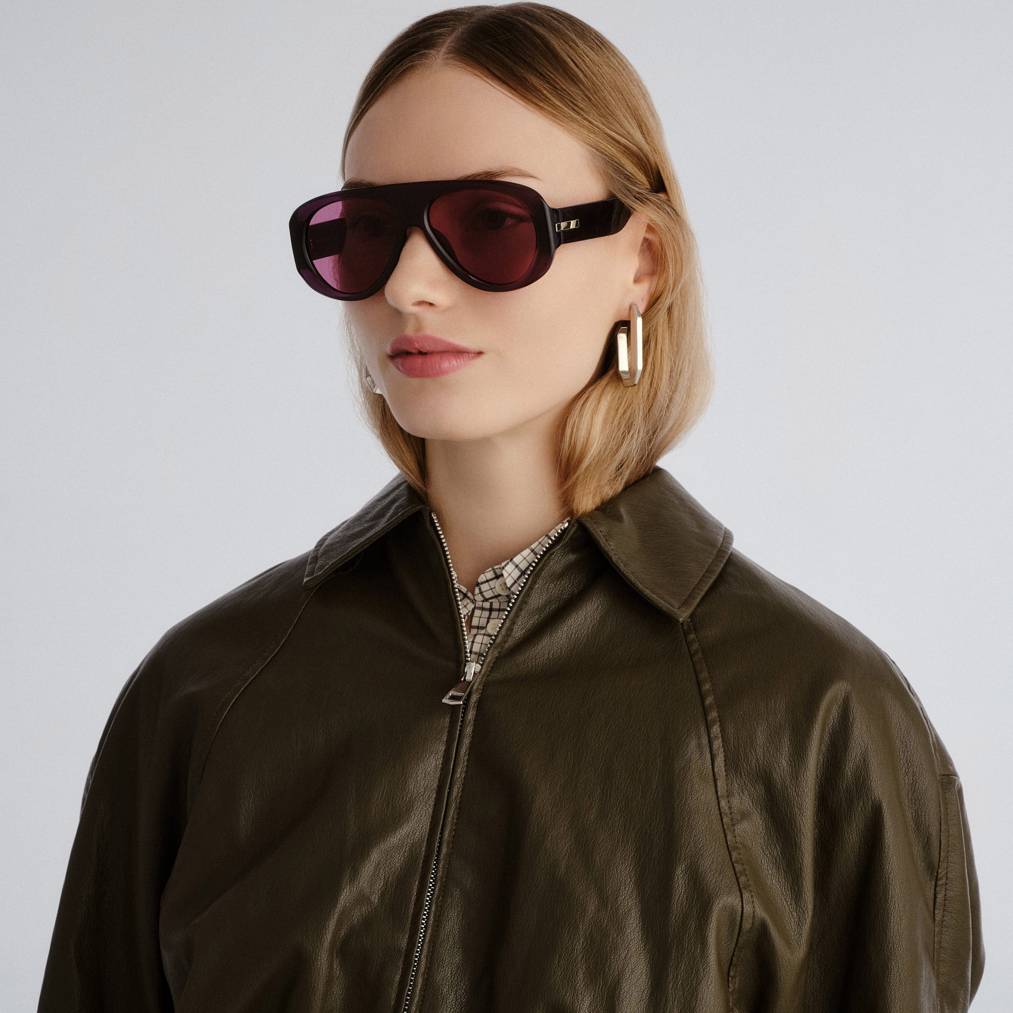 Le Specs Dream Boat Violet Uni-Sex Aviator Sunglasses | Eyewear Index