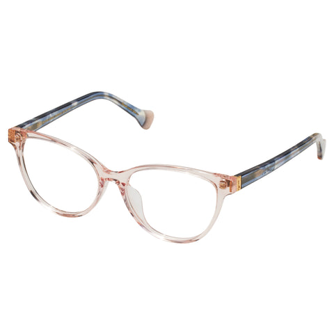 Camilla Toes In The Sand Blush Cloud Shimmer Female Cat-Eye Optical Frames | Eyewear Index