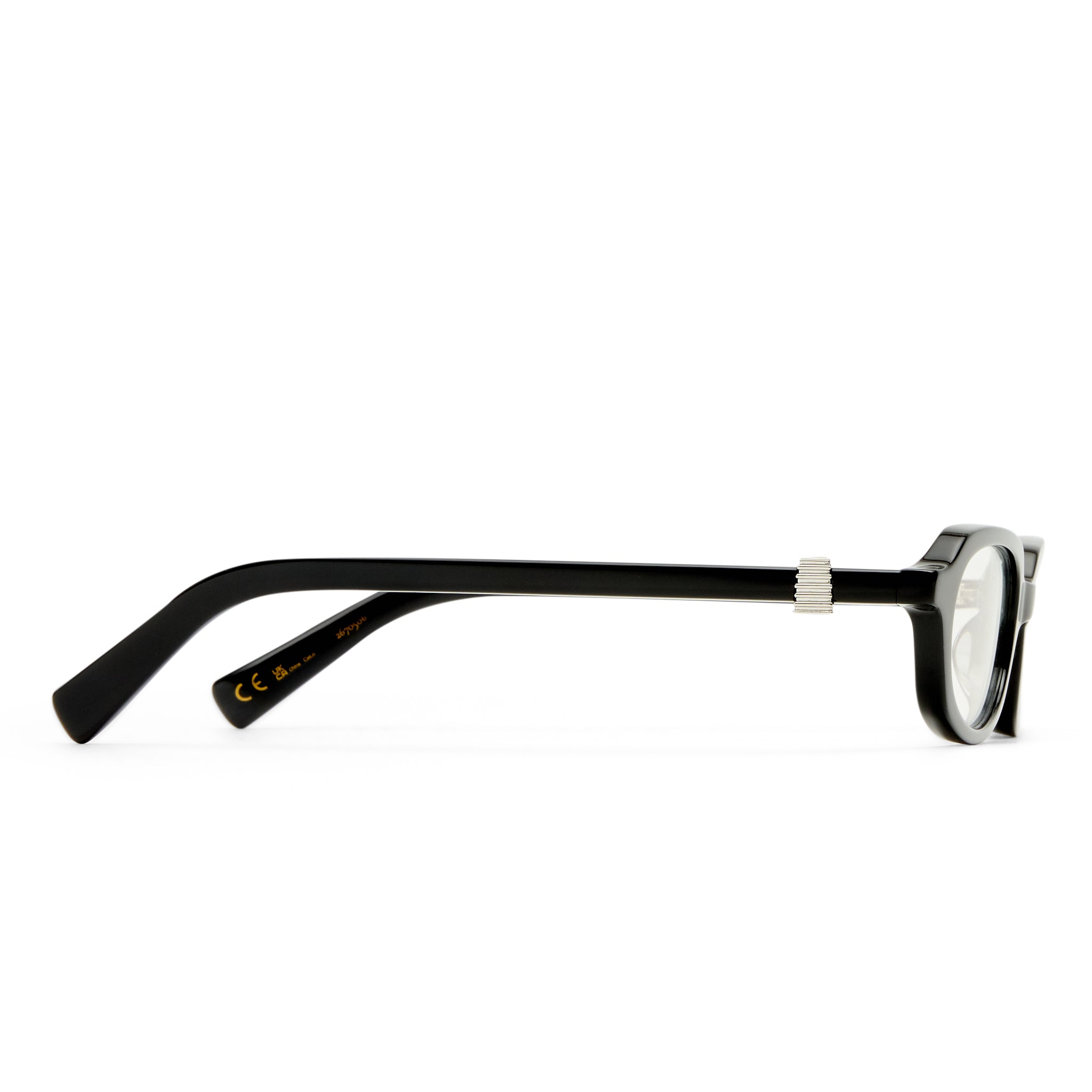 Luv Lou The Mimi Luxe Black Female Rectangle Blue Light | Eyewear Index