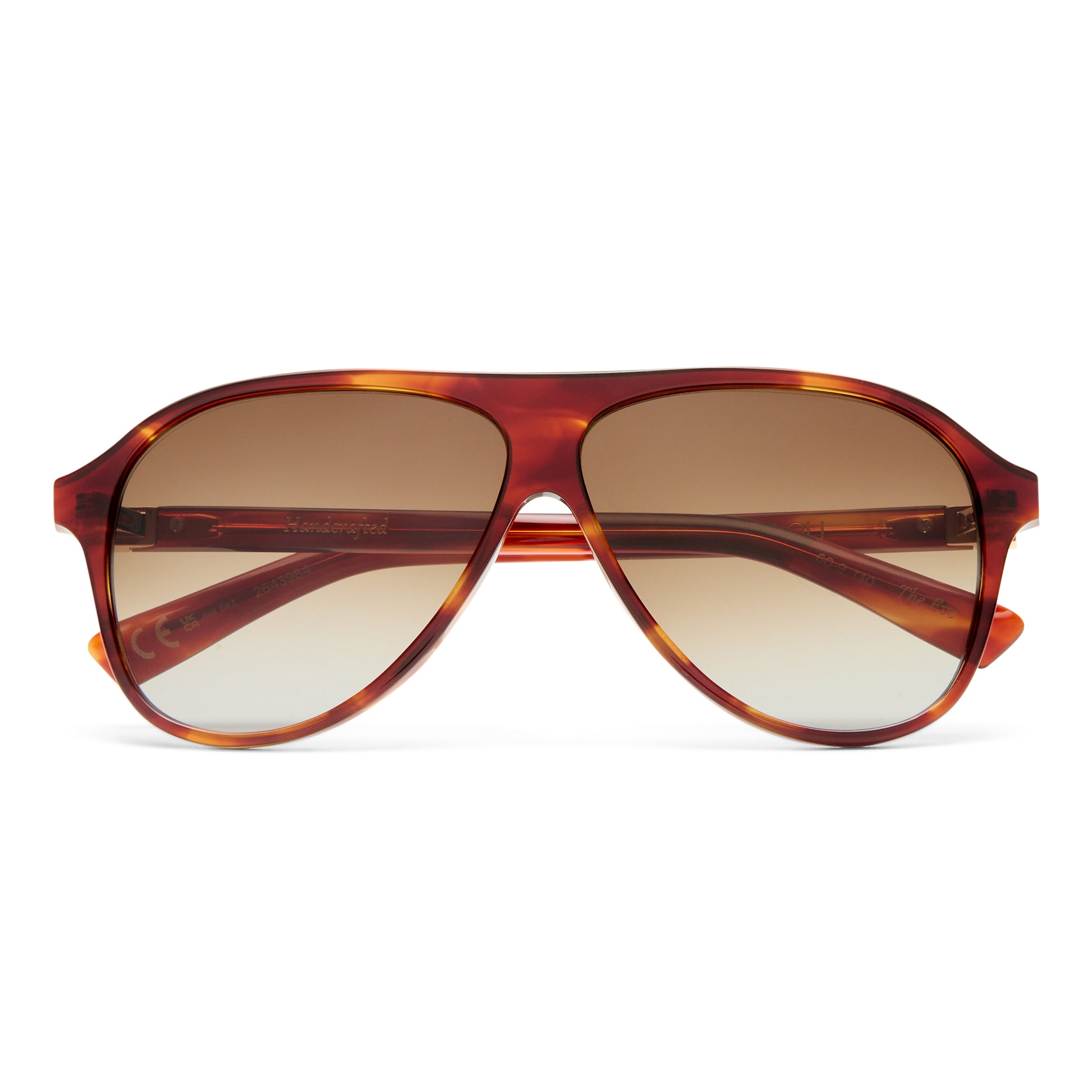 Luv Lou The Eve Maple Tort Female Aviator Sunglasses | Eyewear Index