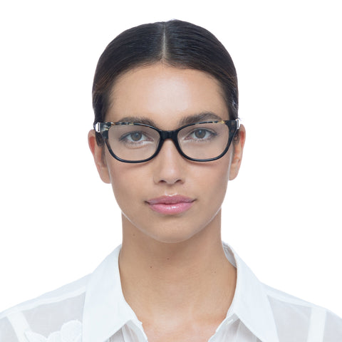 Oroton Indiana Tort Black Splice Female Cat-Eye Optical Frames | Eyewear Index