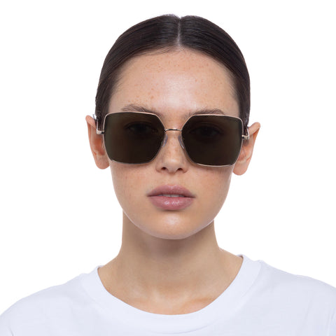 Cancer Council Kirribilli Gold Female Square Sunglasses | Eyewear Index