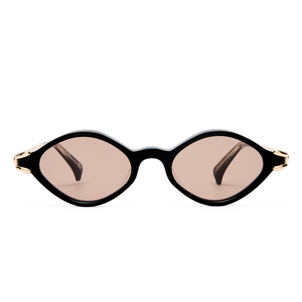 Le Specs Numero Trece Obsidian Black Female Oval Sunglasses | Eyewear Index