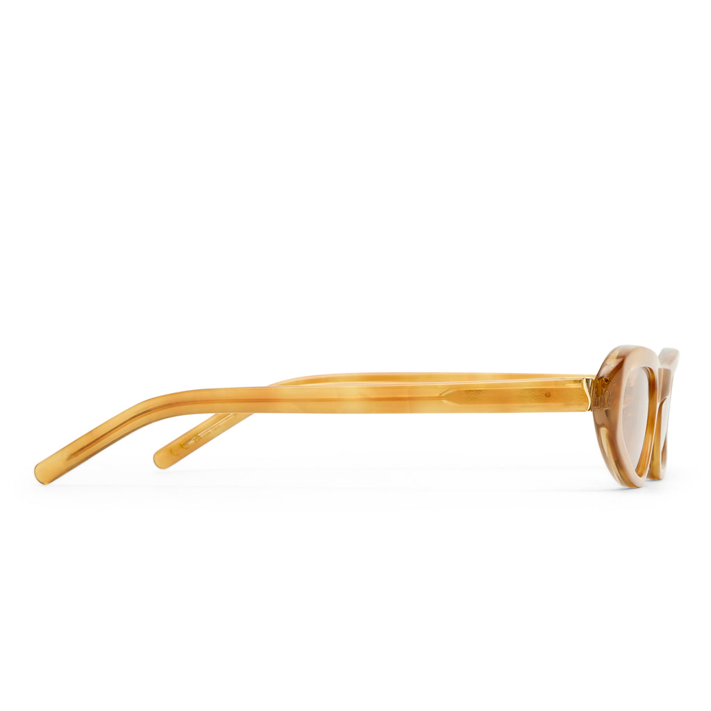 Luv Lou The Noa Vintage Tort Female Cat-Eye Sunglasses | Eyewear Index