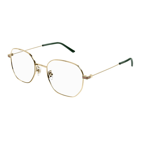 Gucci Gg1125oa Gold Male Square Optical Frames | Eyewear Index