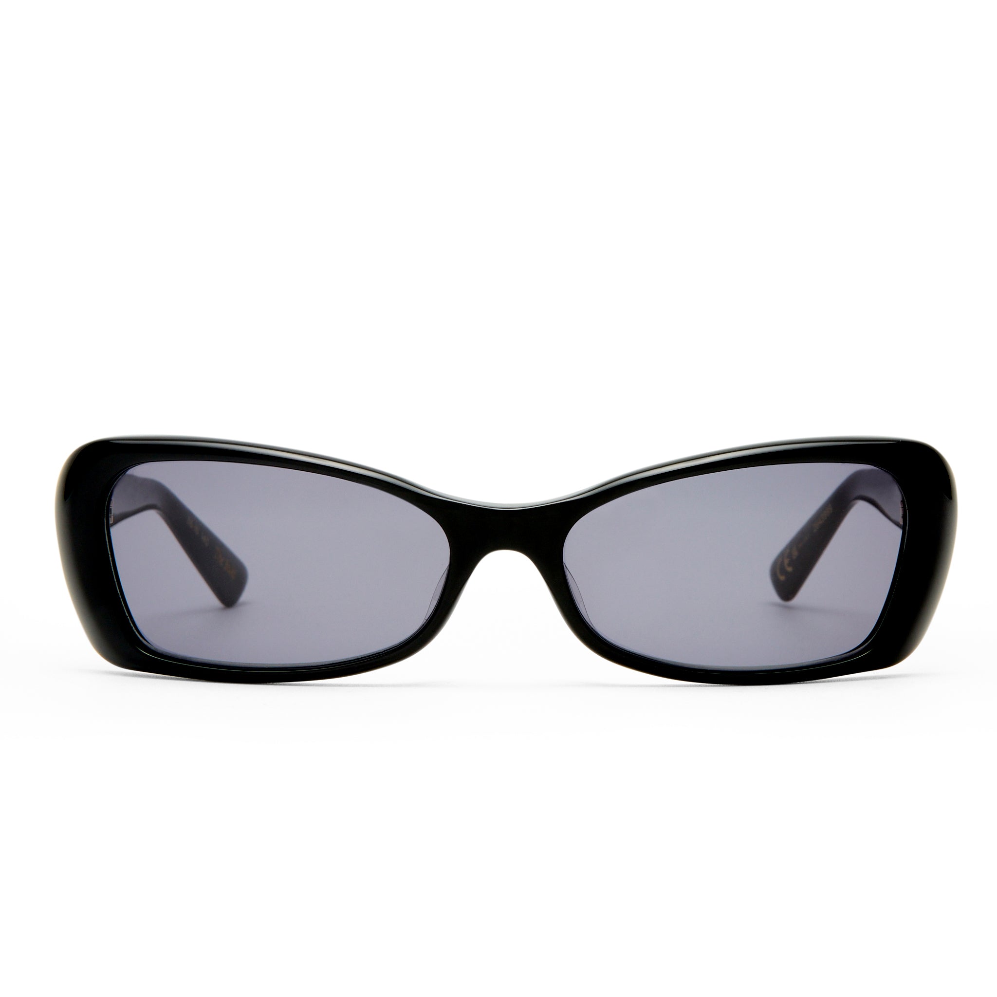 Luv Lou The Suki Black Female Rectangle Sunglasses | Eyewear Index