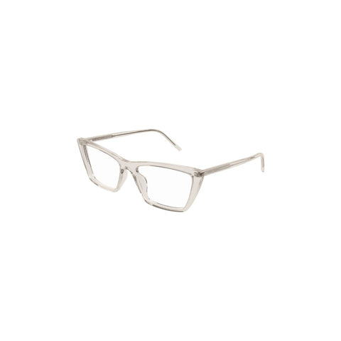 Saint Laurent Sl737micathop Beige Female Rectangle Optical Frames | Eyewear Index