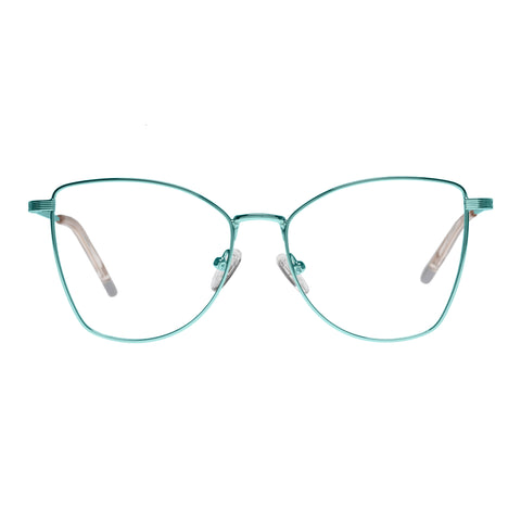 Le Specs Hula Aqua Female Cat-Eye Optical Frames | Eyewear Index