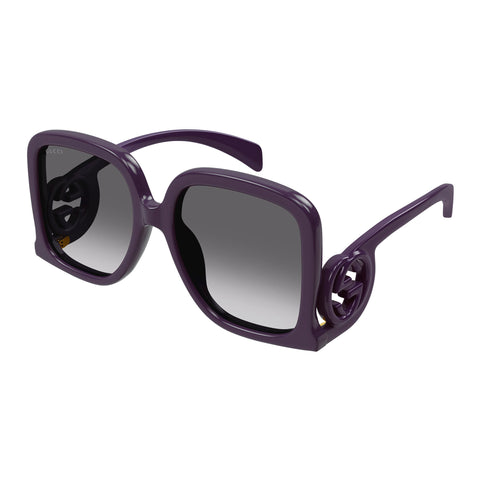 Gucci Gg1326s Violet Female Square Sunglasses | Eyewear Index