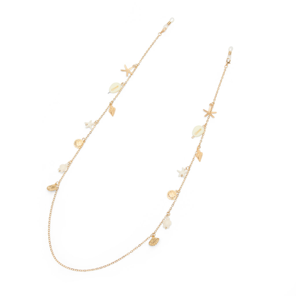 Aire Aire Neck Chain Coastline Neck Chain Gold Female Oval Accessories | Eyewear Index