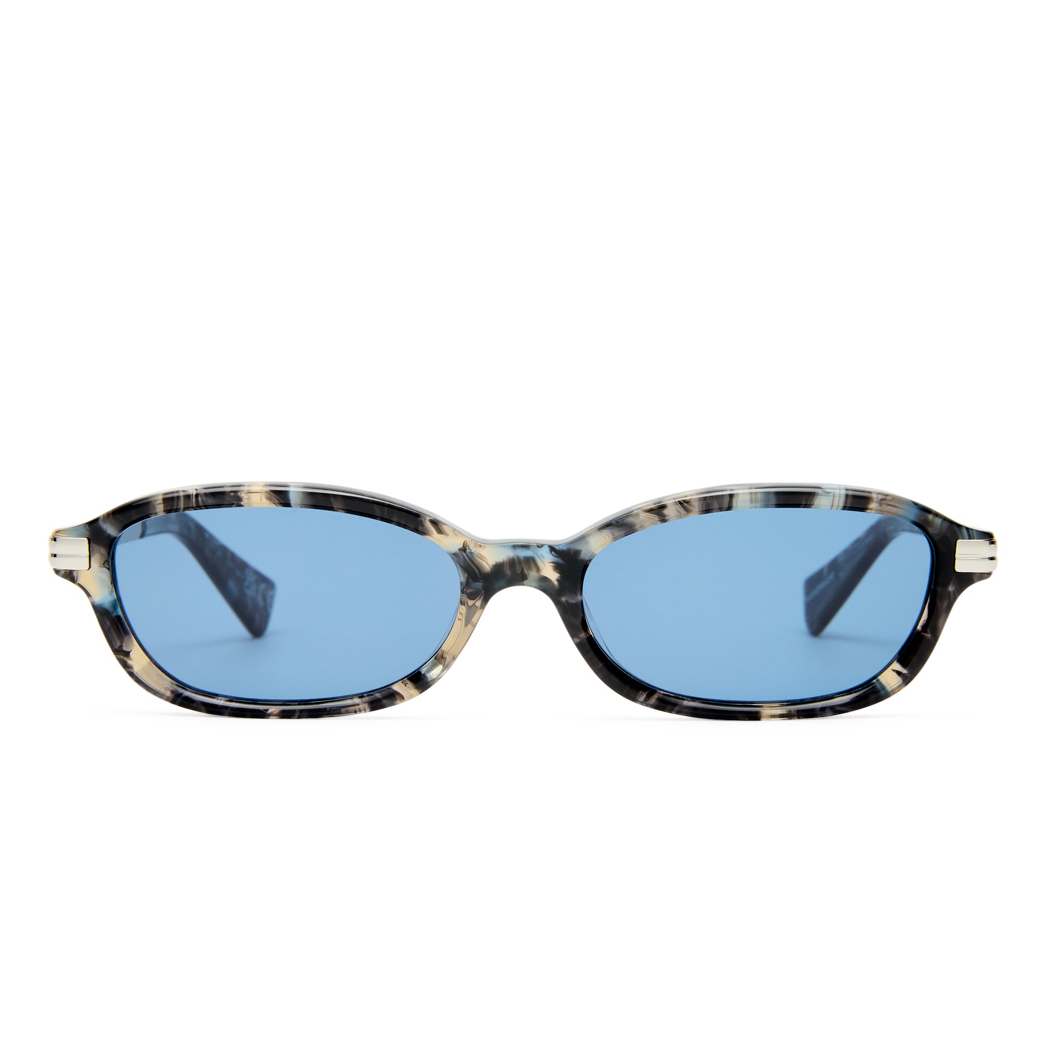 Le Specs Covet Cornflower Tort Female Oval Sunglasses | Eyewear Index
