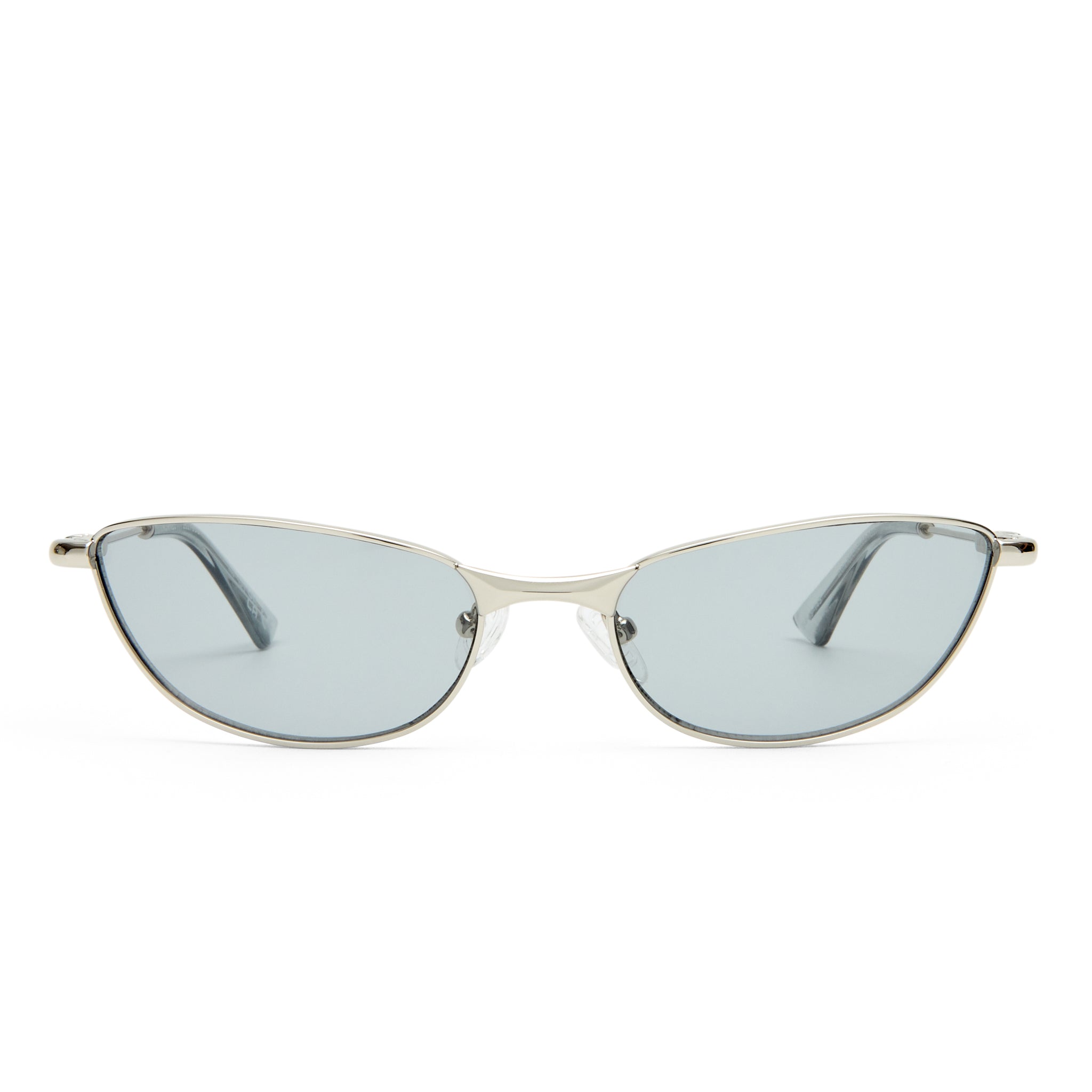 Le Specs Thorned Silver Uni-Sex Oval Sunglasses | Eyewear Index