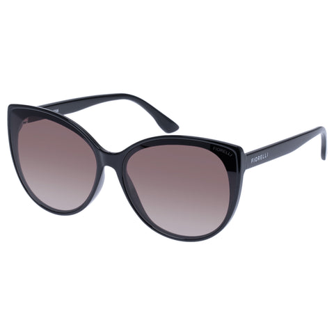 Fiorelli Thelma Black Female Cat-Eye Sunglasses | Eyewear Index