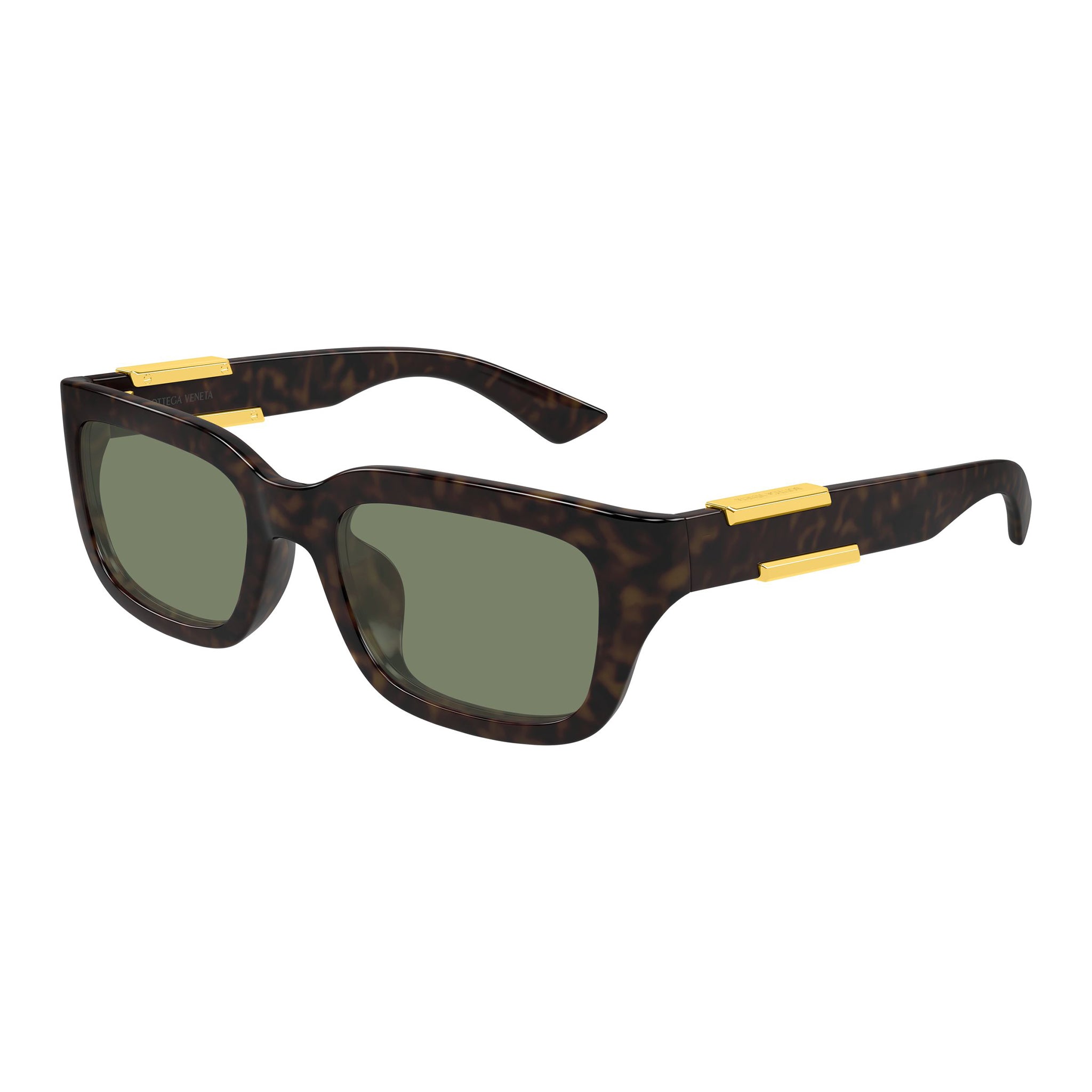 Bottega Veneta Bv1453sa Havana Uni-Sex Rectangle Sunglasses