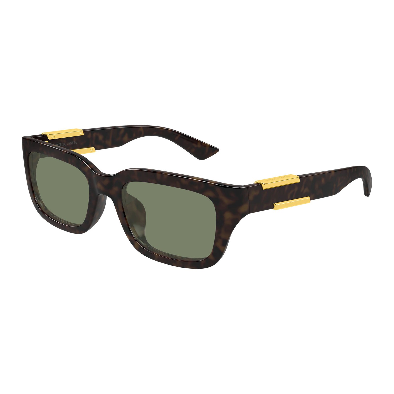Bottega Veneta Bv1453sa Havana Uni-Sex Rectangle Sunglasses