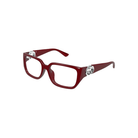 Gucci Gg1694oa Burgundy Female Rectangle Optical Frames | Eyewear Index