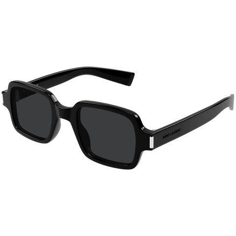 Saint Laurent Sl720 Black Uni-Sex Rectangle Sunglasses | Eyewear Index