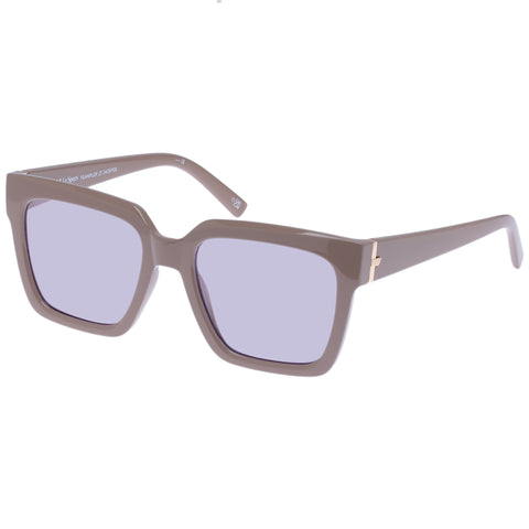 Le Specs Trampler Putty Female Square Sunglasses | Eyewear Index