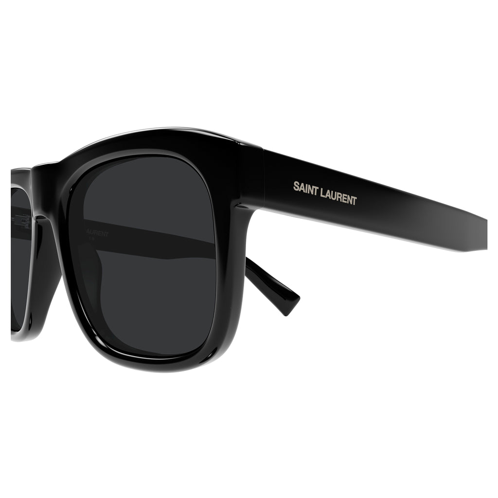 Saint Laurent Sl558 Black Male Rectangle Sunglasses | Eyewear Index