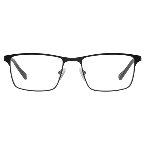 Le Specs Advantageous Matte Black Khaki Male D-Frame Optical Frames | Eyewear Index