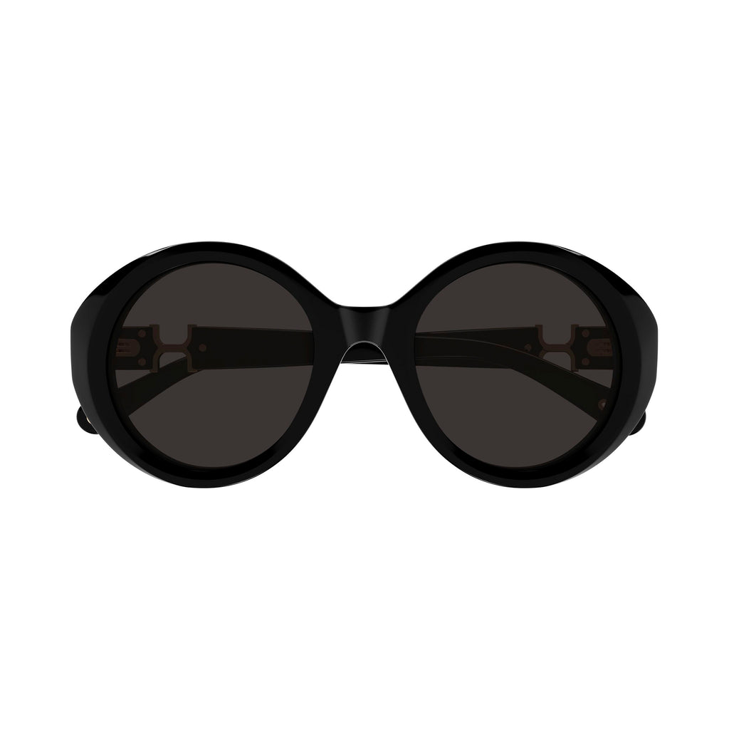 Chloe Ch0332s Black Female Round Sunglasses | Eyewear Index