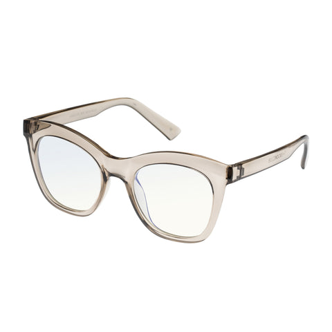 The Book Club Harlots Bed Tan Female Cat-Eye Readers | Eyewear Index