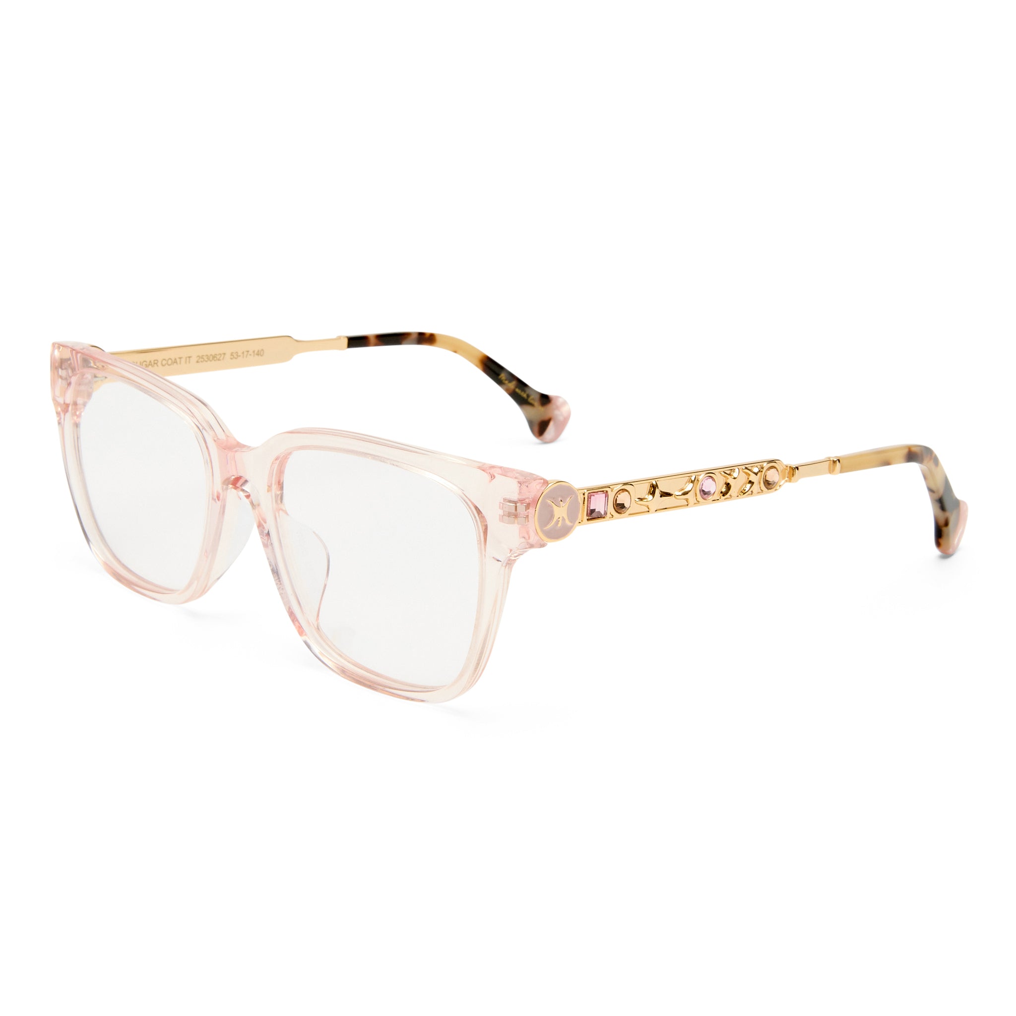 Camilla Sugar Coat It Rosewater Female D-Frame Optical Frames | Eyewear Index