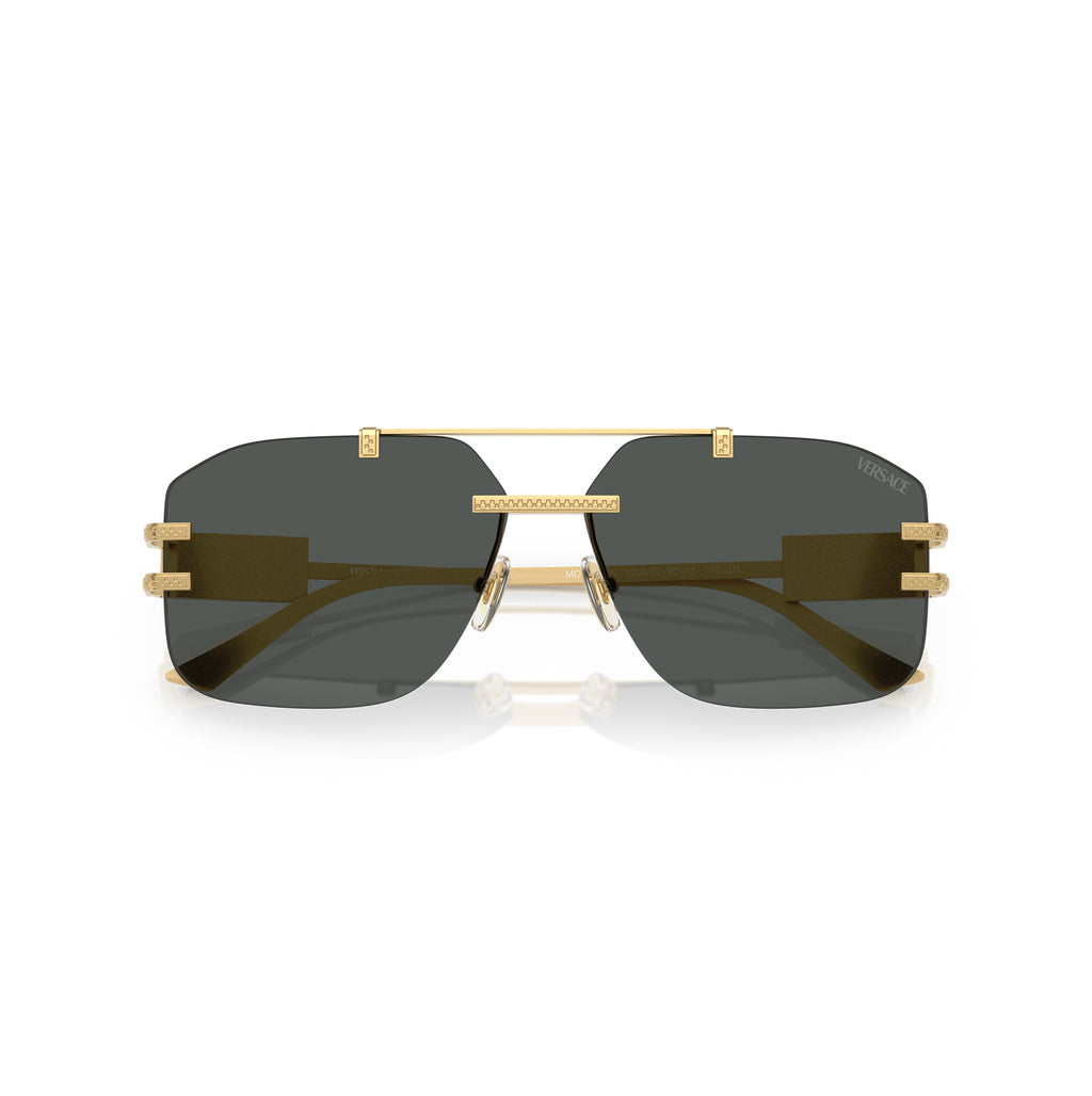 Versace Ve2275 100287 60 Gold Male Square Sunglasses | Eyewear Index