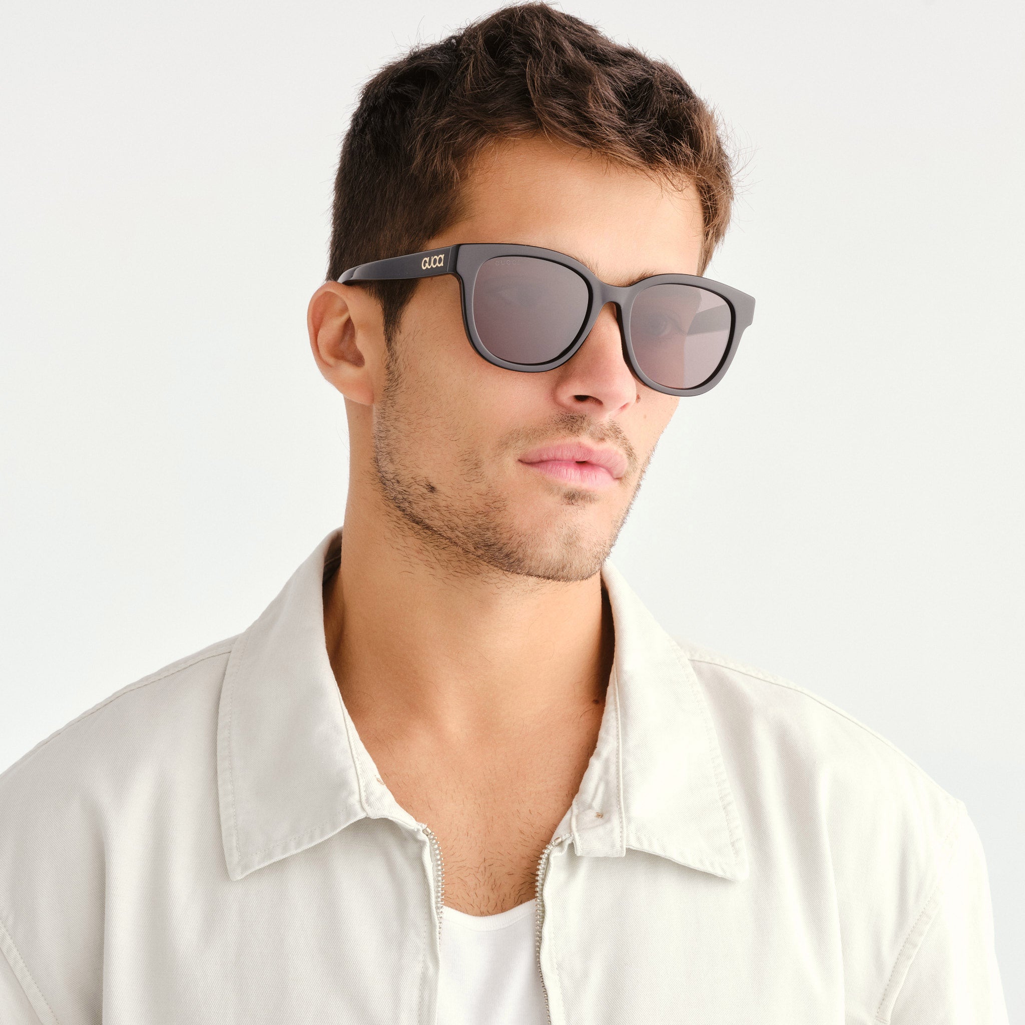 Gucci Gg1797sk Black Male Round Sunglasses | Eyewear Index