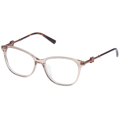 Oroton Louisa Tan Navy Grad Female Cat-Eye Optical Frames | Eyewear Index