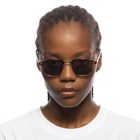 Solarized Retro Combo Tort Gold Uni-Sex D-Frame Sunglasses | Eyewear Index