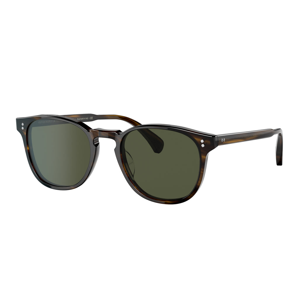 Oliver Peoples 5298su 167752 Finley Esq Sun Bark Uni-Sex Round Sunglasses | Eyewear Index