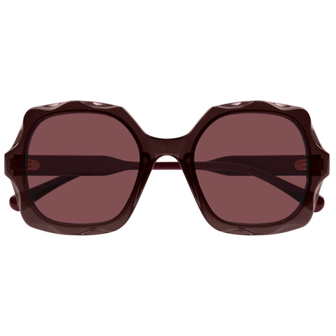 Chloe Ch0226s Violet Female Rectangle Sunglasses | Eyewear Index