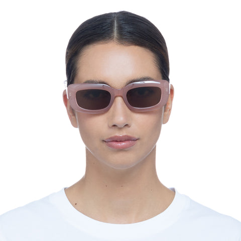 Aire Orbit Fawn Uni-Sex Rectangle Sunglasses | Eyewear Index