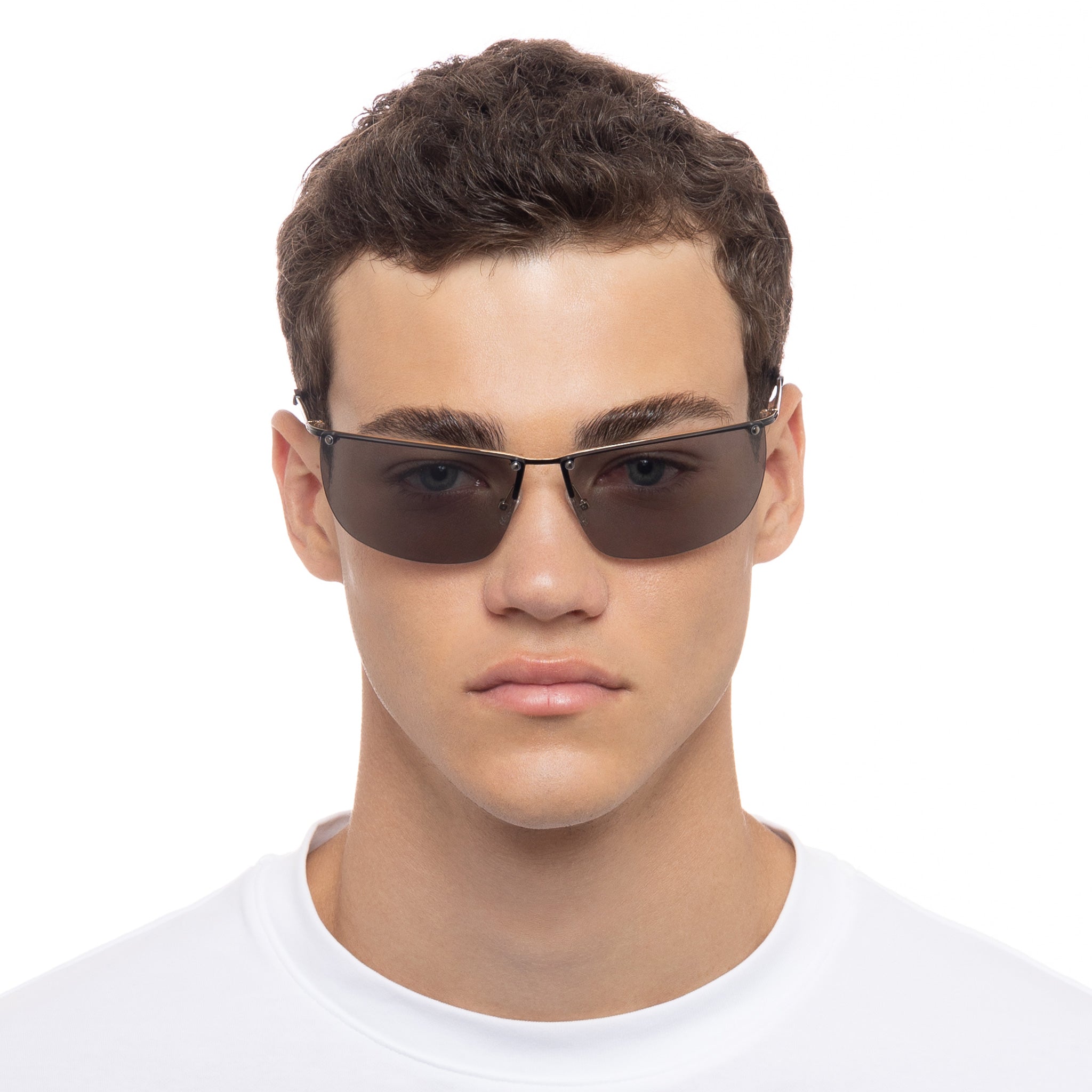 Le Specs Y2ok Black Uni-Sex Wrap Sunglasses | Eyewear Index