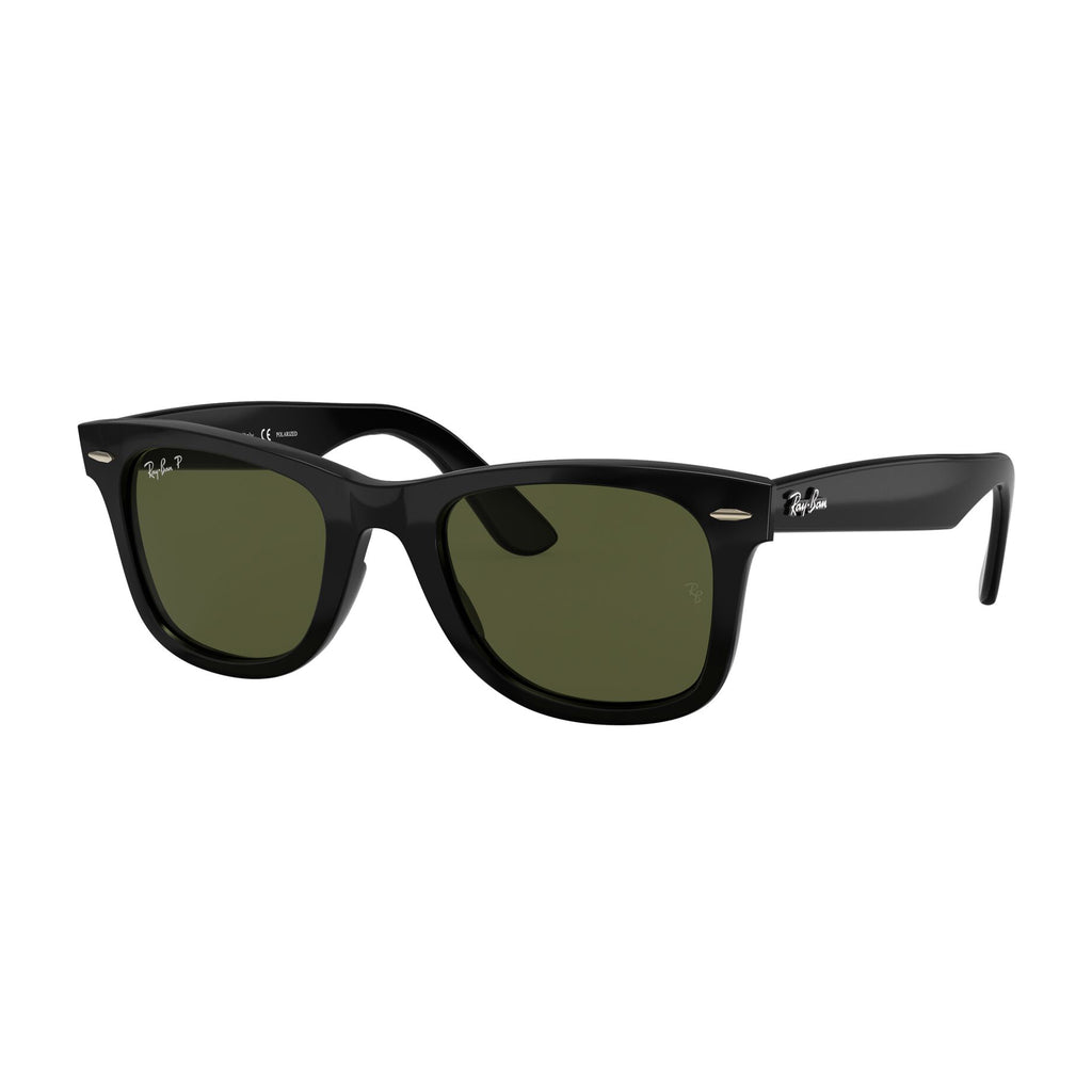Ray-Ban 4340 Wayfarer Ease 60158 Black Uni-Sex D-Frame Sunglasses | Eyewear Index