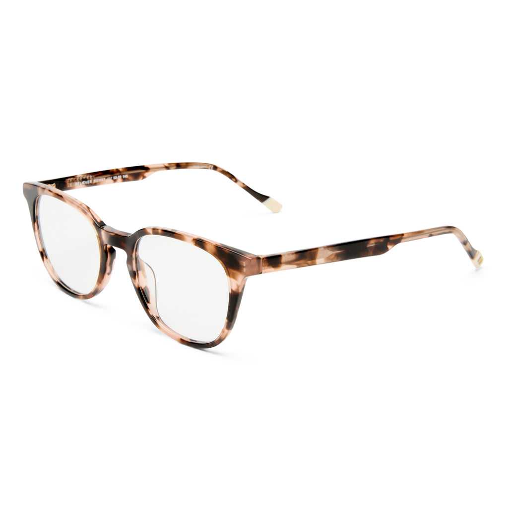 Le Specs Believer Rose Tort Uni-Sex Round Optical Frames | Eyewear Index