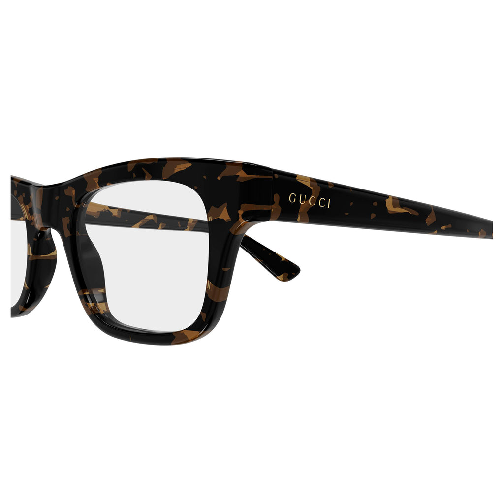 Gucci Gg2244o Havana Male Rectangle Optical Frames | Eyewear Index