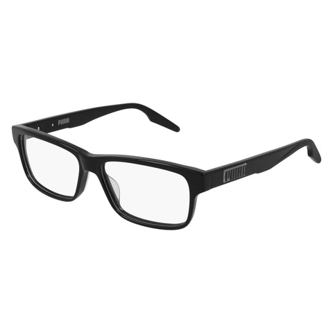 Puma Pu0306o Black Uni-Sex Rectangle Optical Frames | Eyewear Index