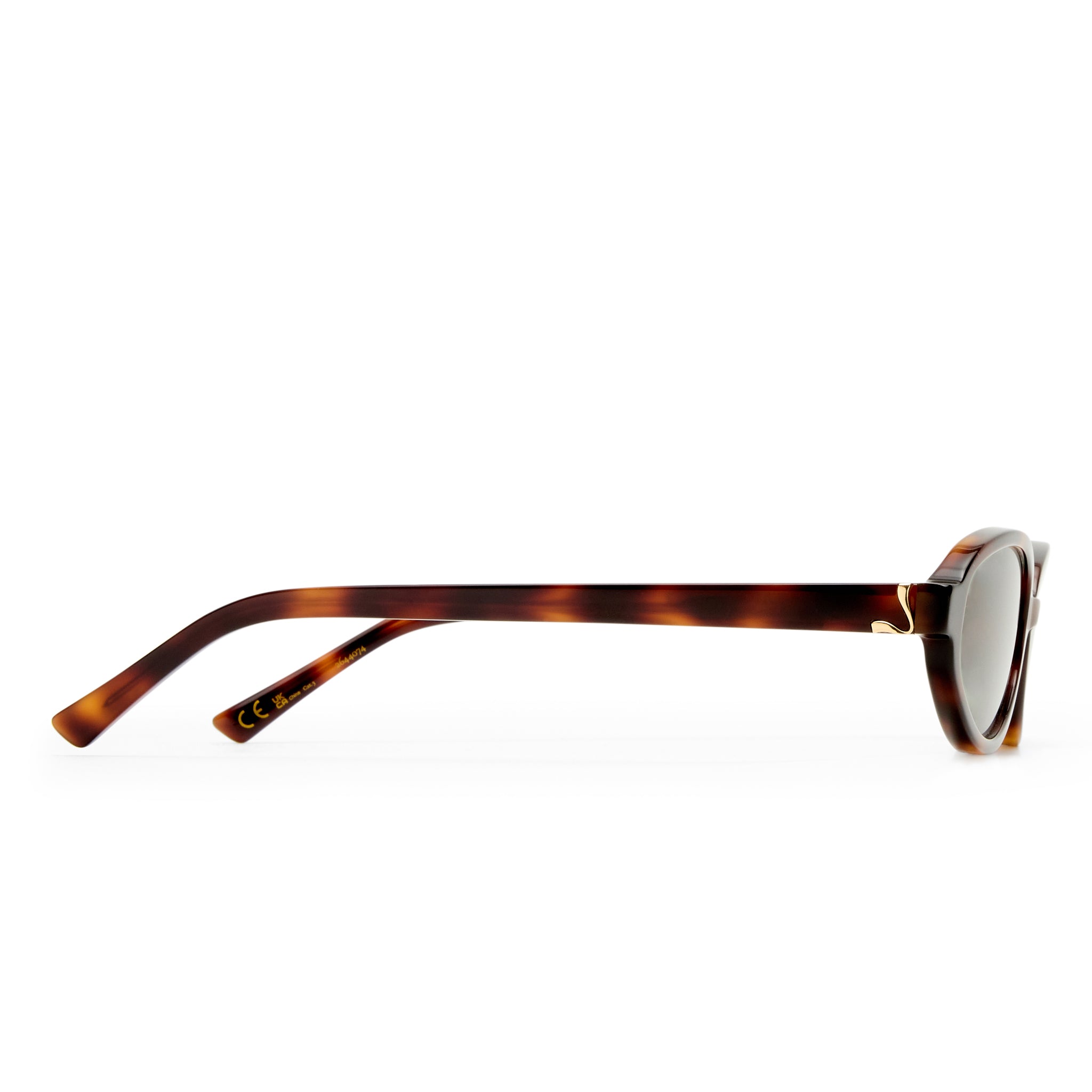 Luv Lou The Olive Tort Female Oval Sunglasses | Eyewear Index