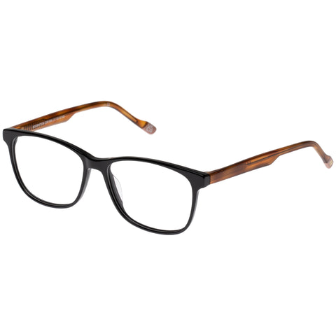 Le Specs Adoration Black Vintage Tort Female D-Frame Optical Frames | Eyewear Index